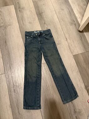 Wrangler Kids Dark Blue Straight-Leg Jeans